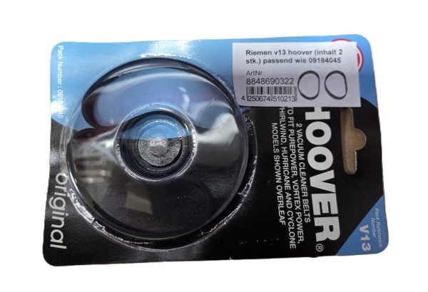 Hoover V13-0385-3150 Staubsauger Antriebsriemen